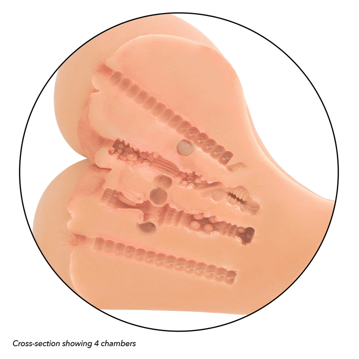 CalExotics® Stroke It Double Fuck - Ivory