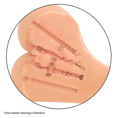 CalExotics® Stroke It Double Fuck - Ivory