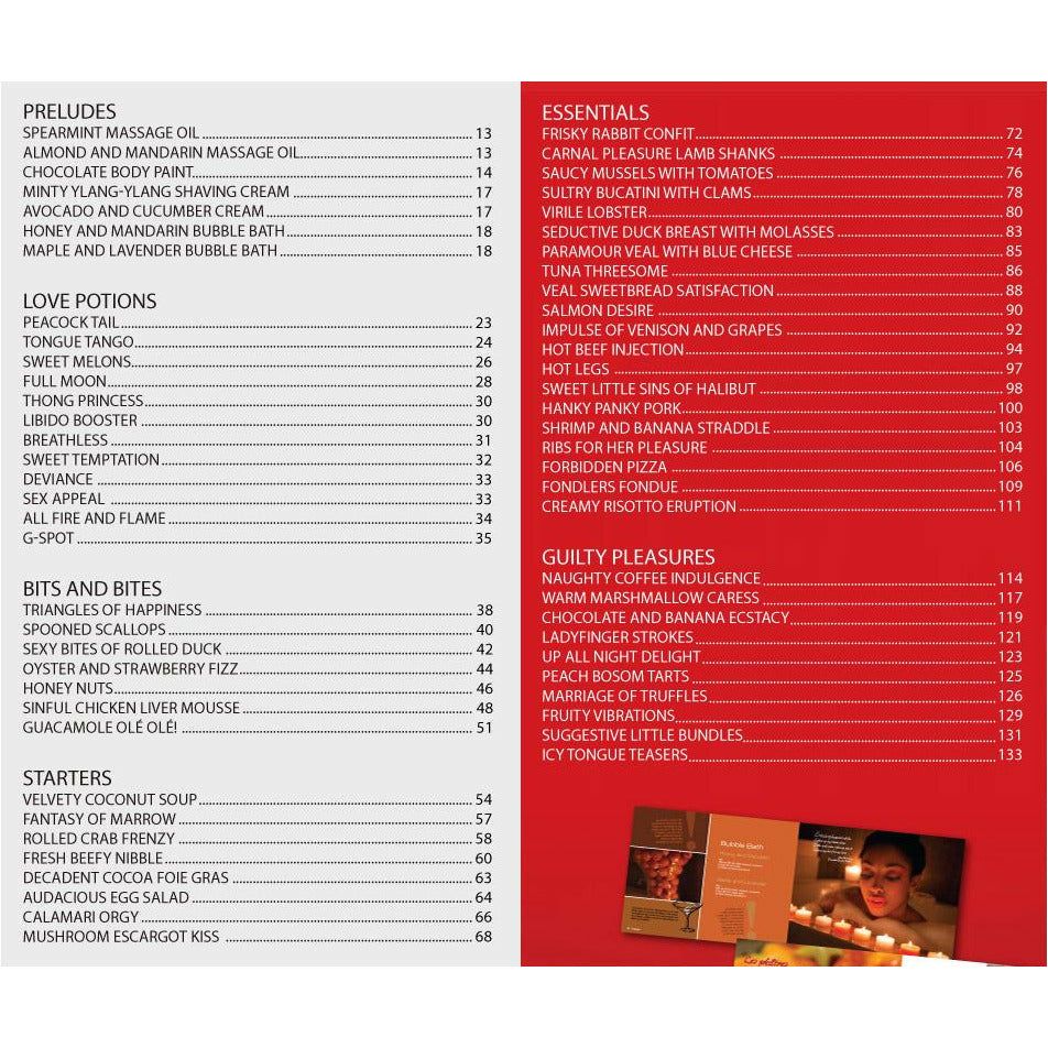 Love on the Menu Book