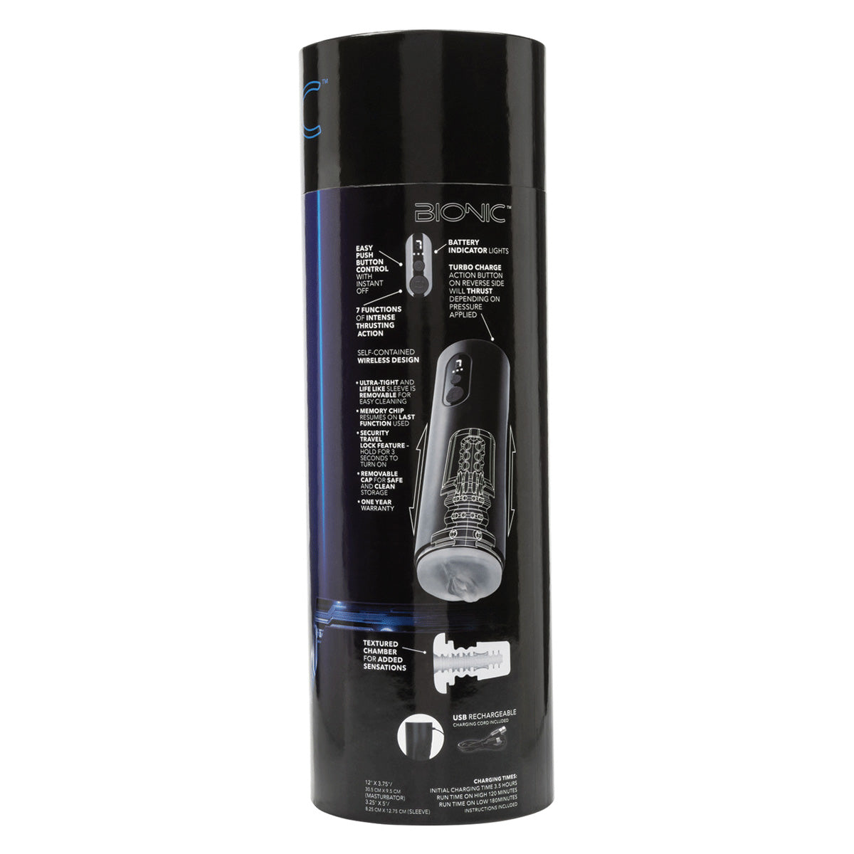 CalExotics® Bionic Vibro-Stroker with Oscillation & Suction