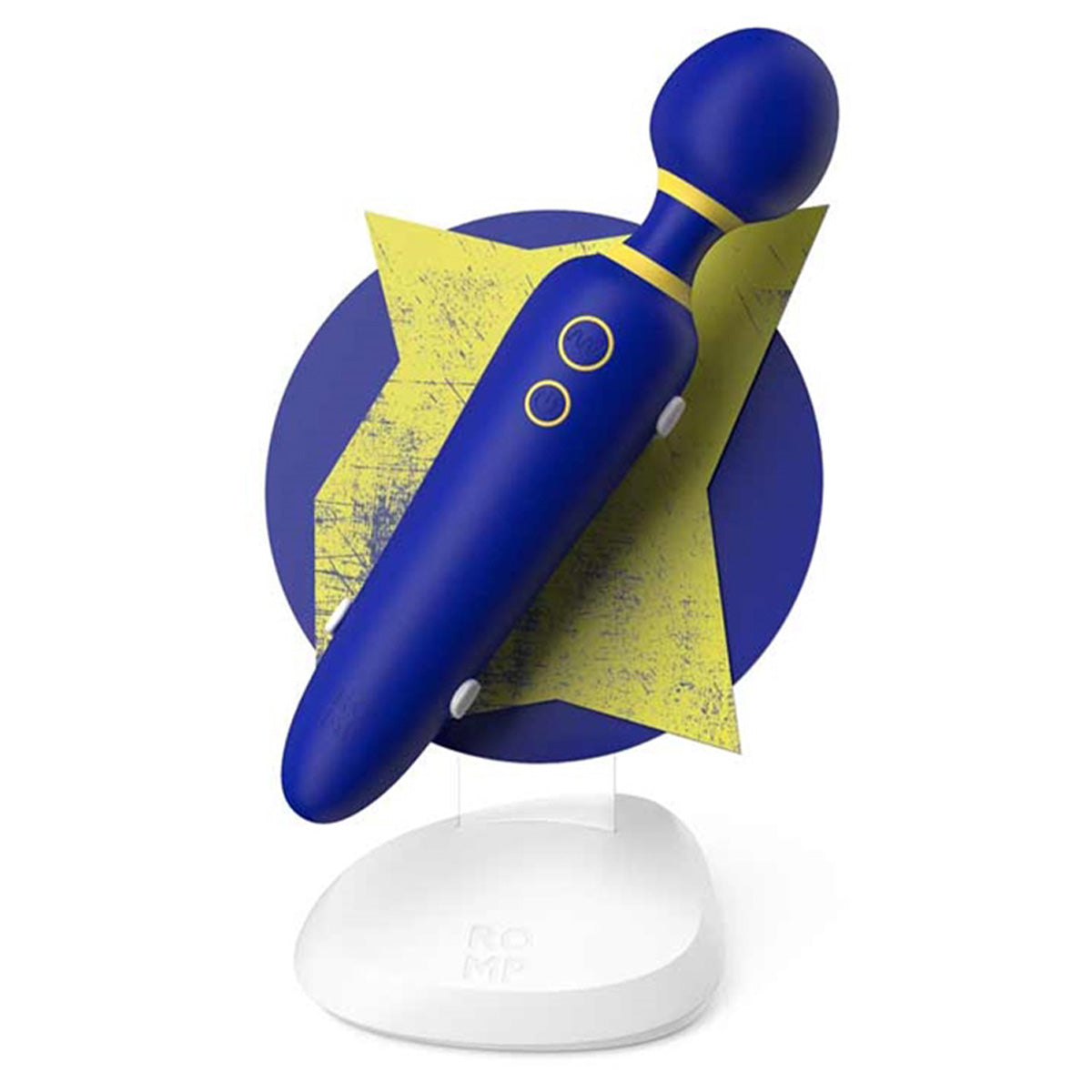 ROMP – Flip – Wand Massager - Blue – STAND ONLY