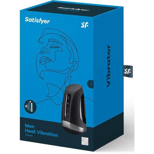 Satisfyer Men – Warming and Vibrating Masturbator – Black