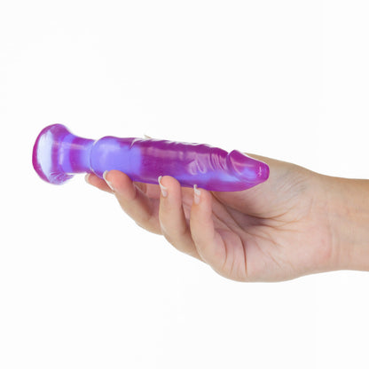 Doc Johnson Crystal Jellies – 5.5 Inch Anal Dildo – Purple