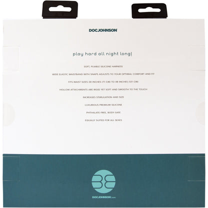 Doc Johnson Body Extensions – Be Daring 2 Piece Strap-On Set - Bulbed