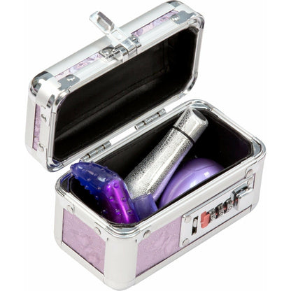 PowerBullet Simple and True - Mini Lockable Vibrator Case - Purple