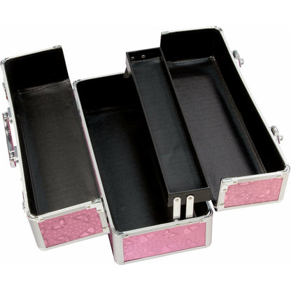 PowerBullet Simple and True - Simple and True - Large Lockable Vibrator Case - Pink