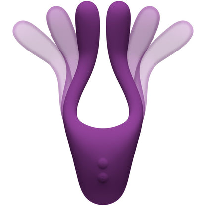 Doc Johnson Tryst V2 Bendable Multi Erogenous Zone Silicone Massager - Purple