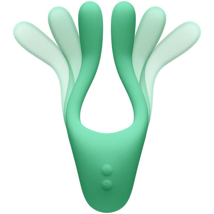 Doc Johnson Tryst V2 Bendable Multi Erogenous Zone Silicone Massager - Mint