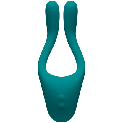 Doc Johnson Tryst V2 Bendable Multi Erogenous Zone Silicone Massager - Teal