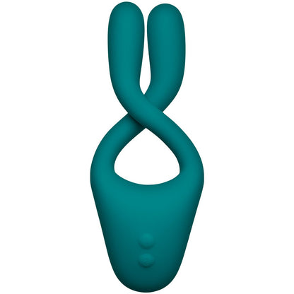 Doc Johnson Tryst V2 Bendable Multi Erogenous Zone Silicone Massager - Teal