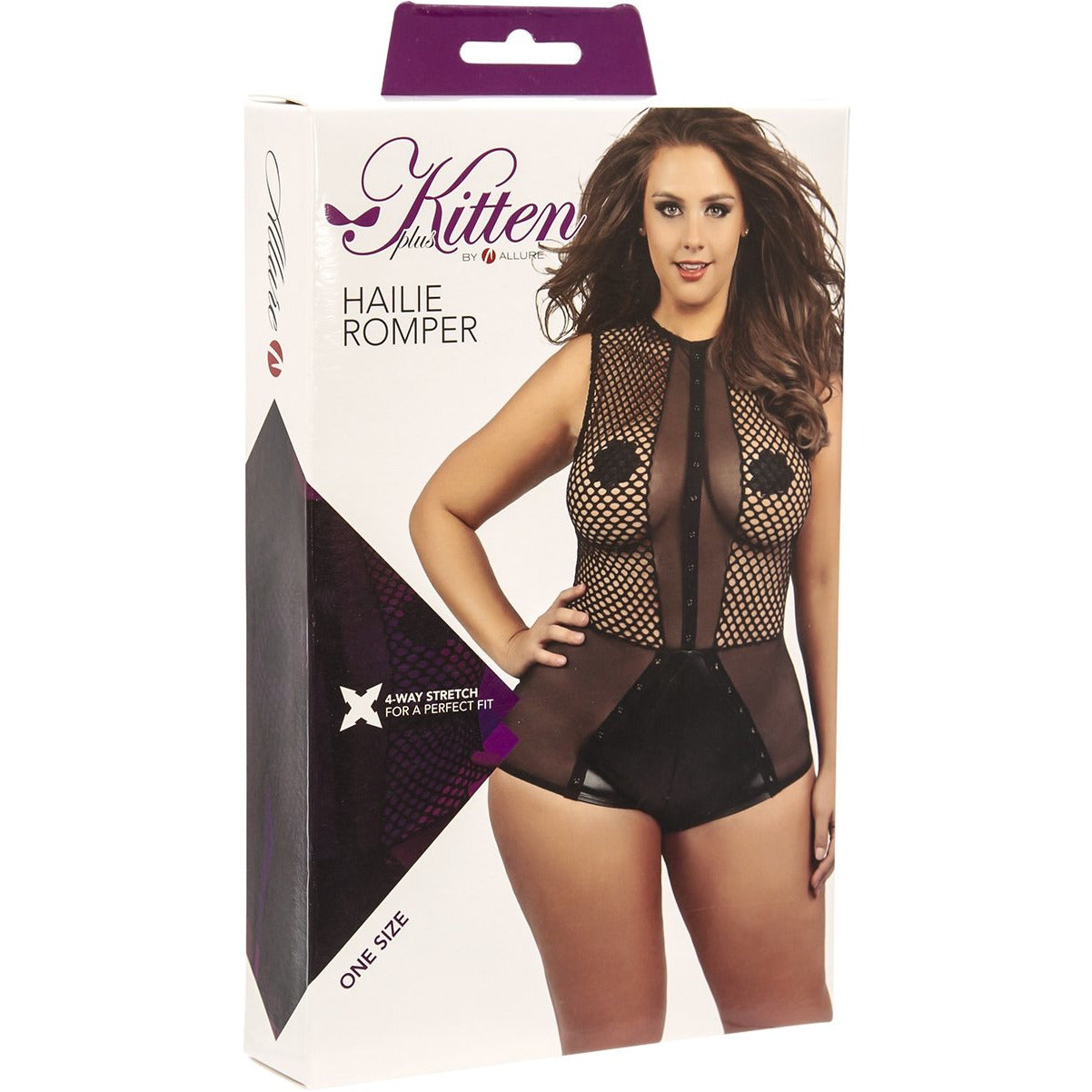 Kitten Plus By Allure - Hailie Romper - Plus Size