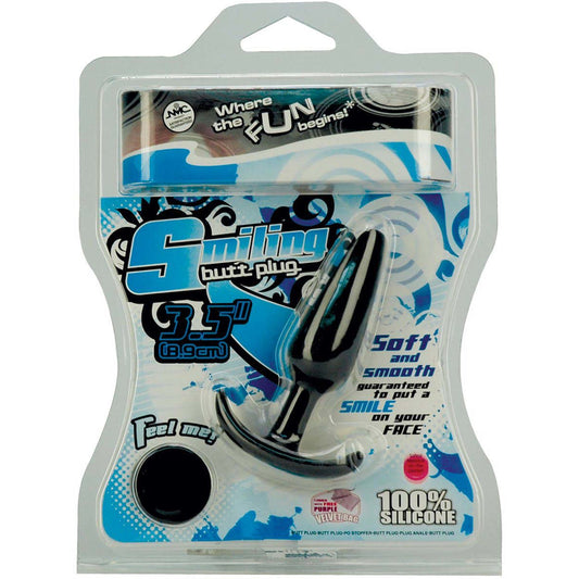 Nanma 100% Silicone Smiling 3.5 inch Butt Plug