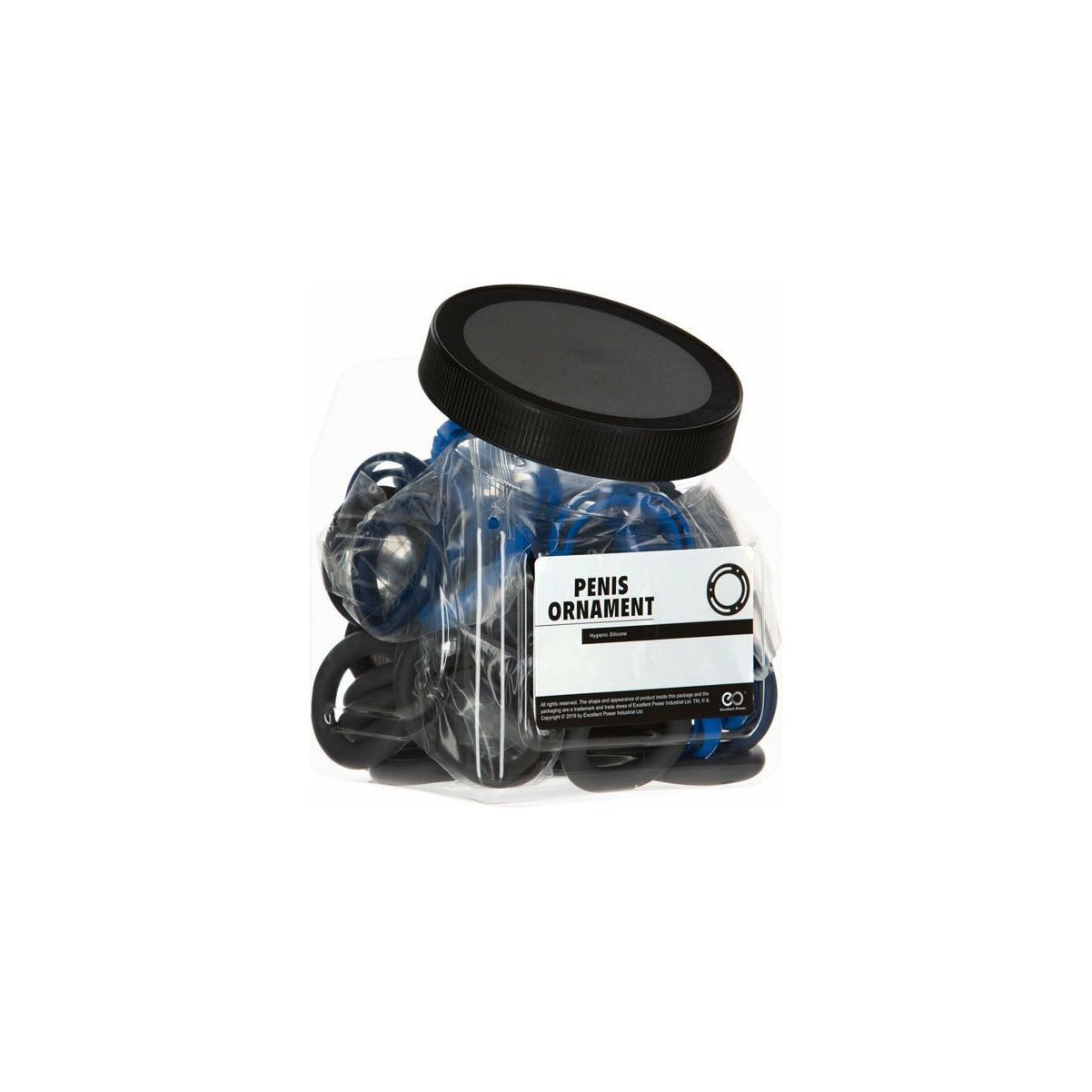 Penis Ornament Silicone Cock Ring Display – 60 pc