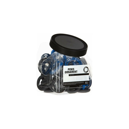 Penis Ornament Silicone Cock Ring Display – 60 pc