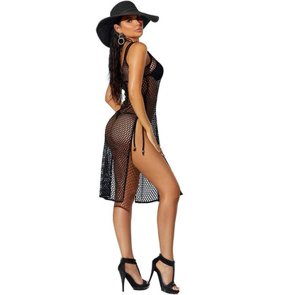 Elegant Moments - Swim Cover Up Dress - Black - L/XL