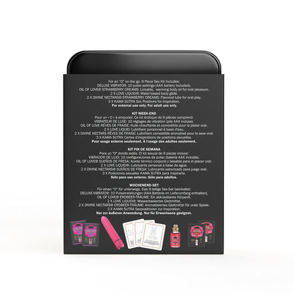 Kama Sutra Weekender Kit for an “O” on the Go – Strawberry Dreams