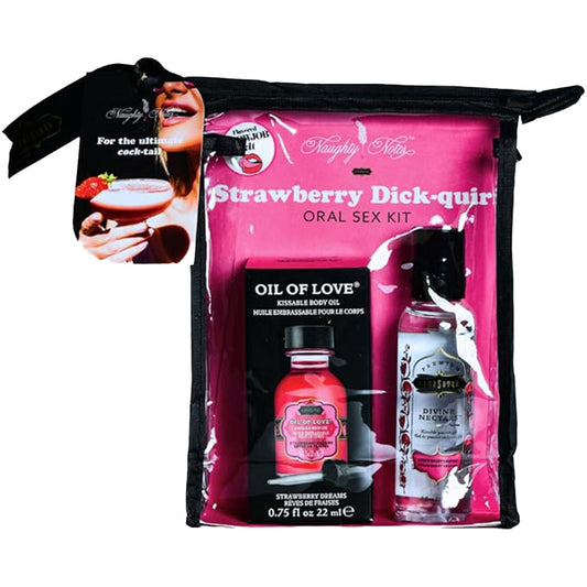 Kama Sutra Strawberry Dick-Quiri Oral Sex Kit
