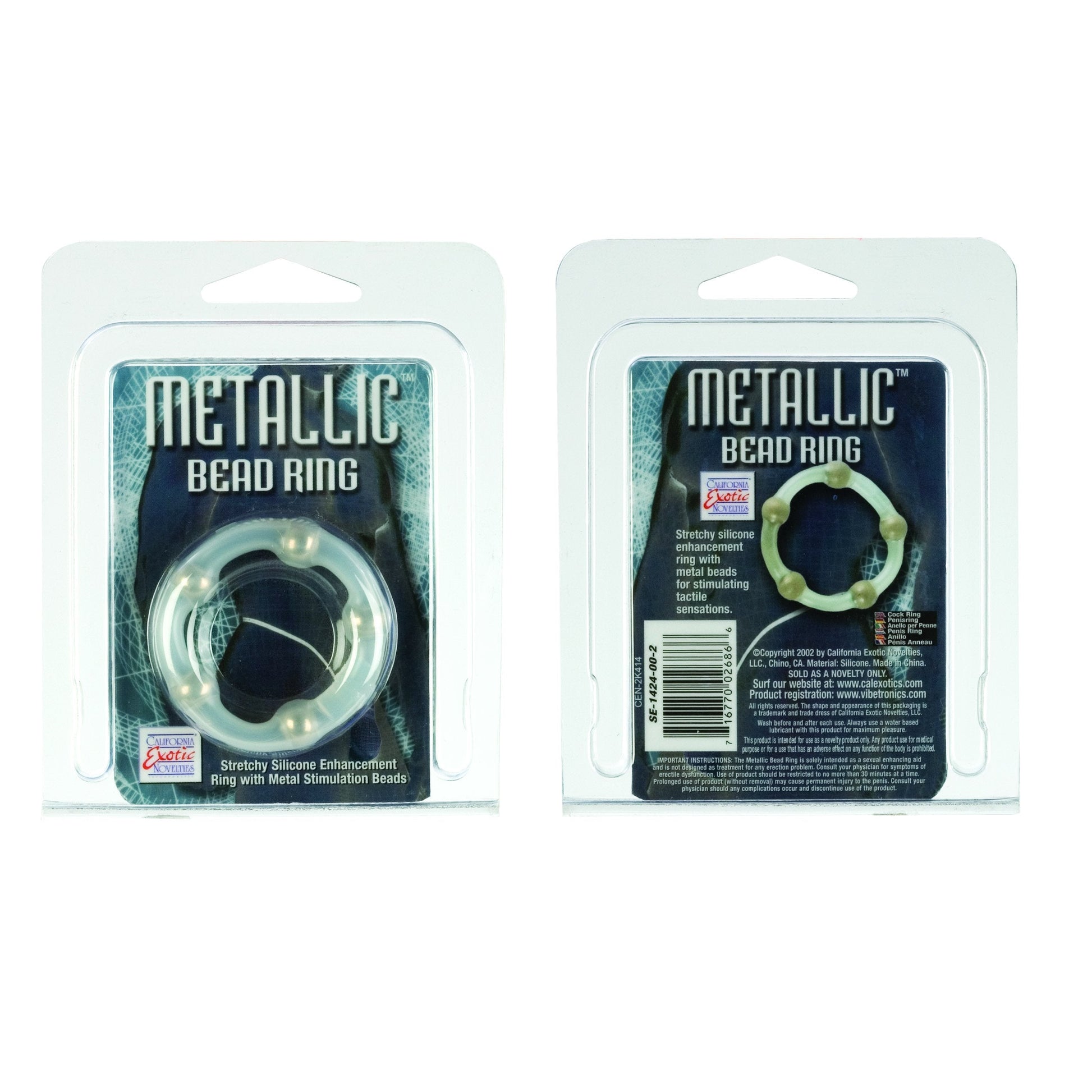 CalExotics® Metallic Beaded Ring