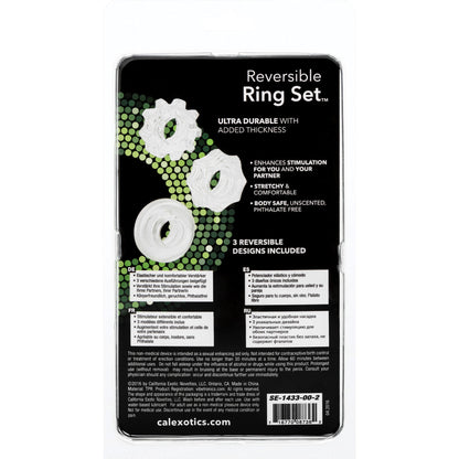 CalExotics® Reversible P-Ring Set