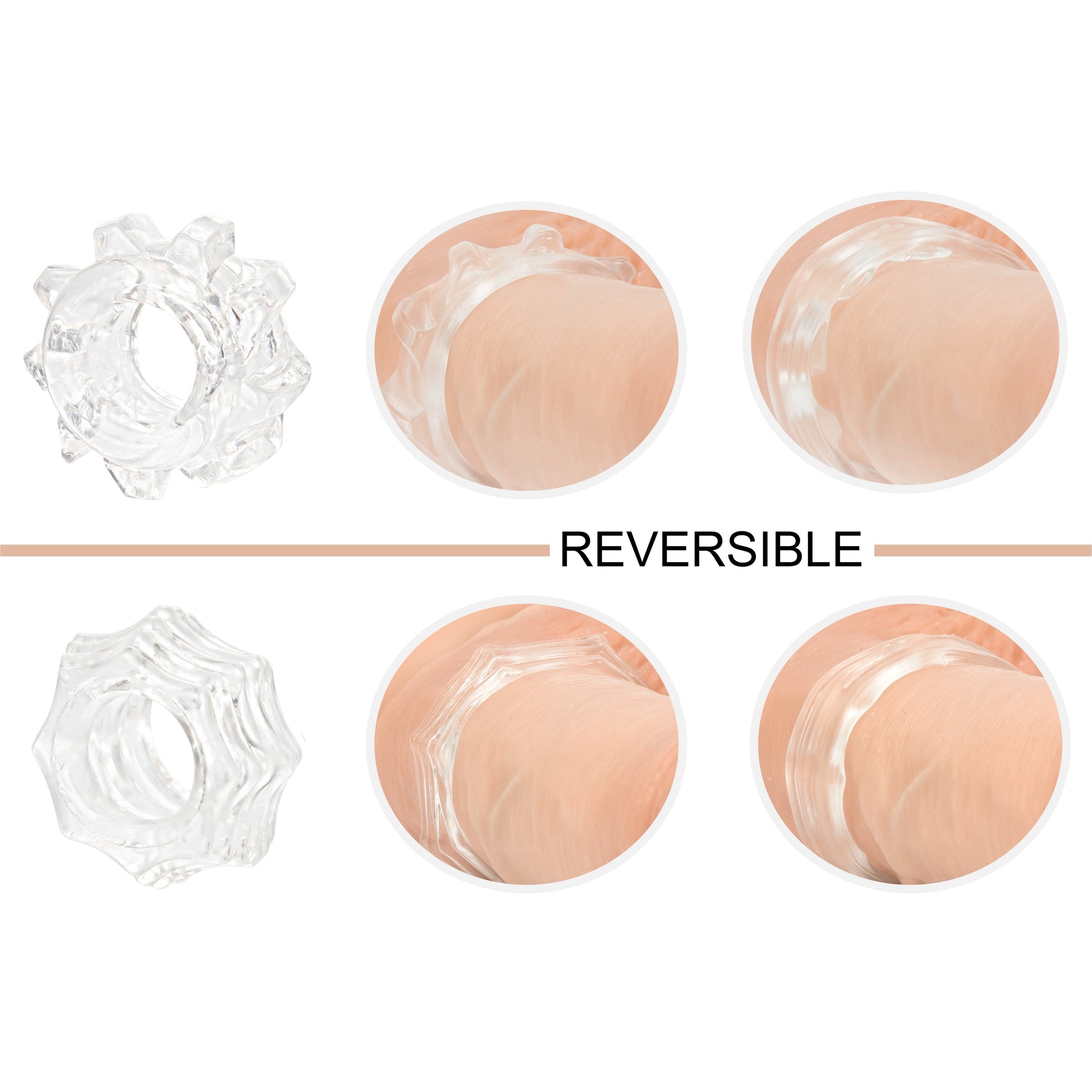 CalExotics® Reversible P-Ring Set