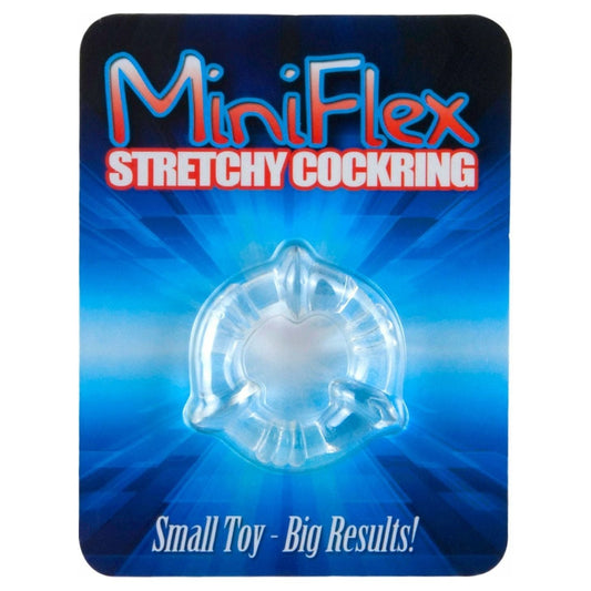 PGL MiniFlex - Stretchy Cock Ring - Clear
