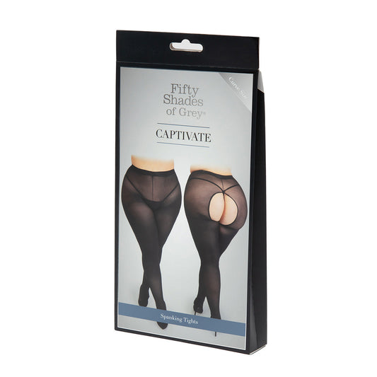 Fifty Shades of Grey Captivate Spanking Tights – One Size Plus