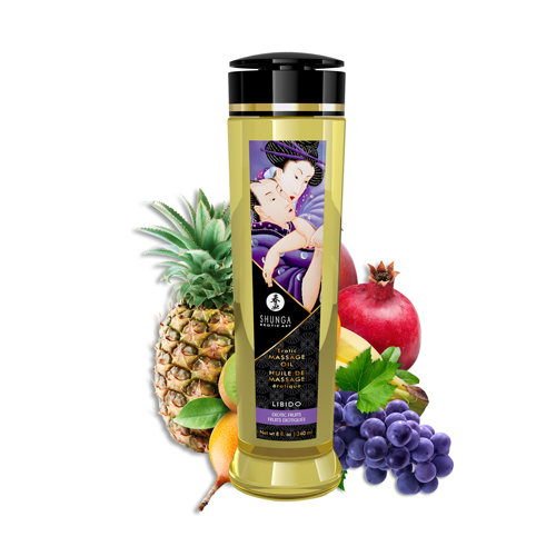 Shunga - Erotic Massage Oils Libido / Exotic Fruits (240ml/8oz)