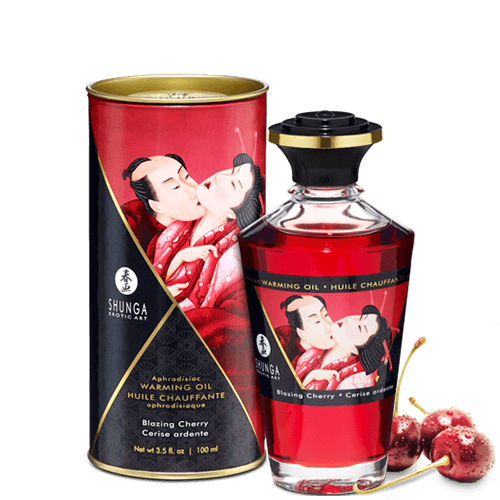 Shunga - Aphrodisiac Warming Oils - Blazing Cherry
