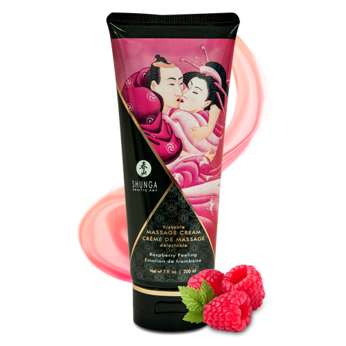 Shunga - Kissable Massage Creams Raspberry Feeling 7oz.