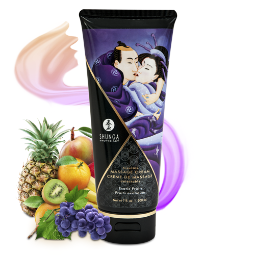 Shunga - Kissable Massage Creams Exotic Fruits 7oz.