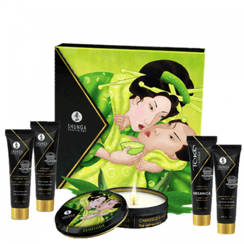 Shunga - Luxury Gift Sets - Geisha's Secrets - ORGANICA - Exotic Green Tea