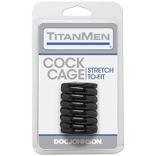 TitanMen® Tools - Cock Cage - Black