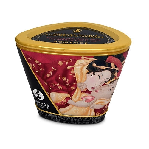 Shunga - Massage Candle Sparkling Strawberry Wine 170ml/5.7oz