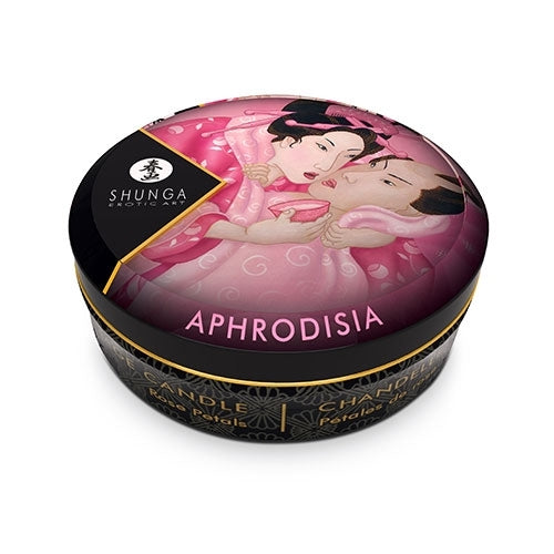 Shunga - Mini Massage Candle Rose Petals 30ml/1oz. (6/case)