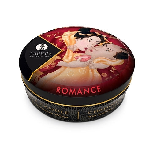 Shunga - Mini Massage Candle Sparkling Strawberry Wine 30ml/1oz.