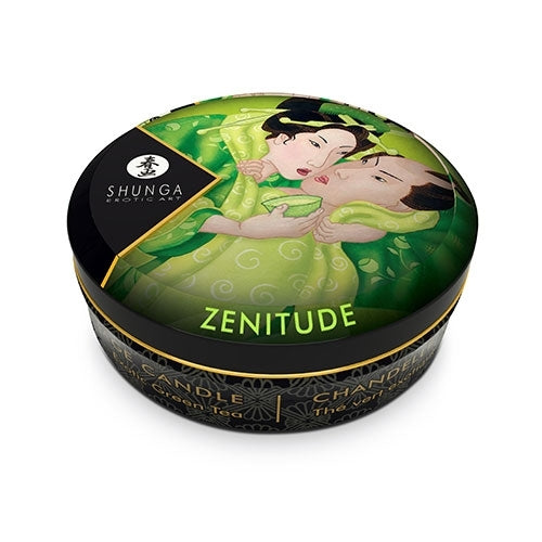 Shunga - Mini Massage Candle Exotic Green Tea 30ml/1oz.