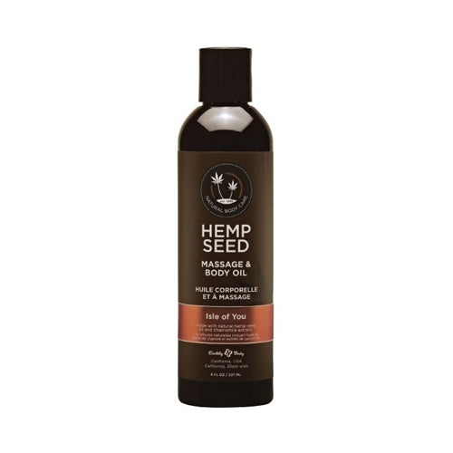 Hemp Seed Massage & Body Oil 8oz. Isle of You