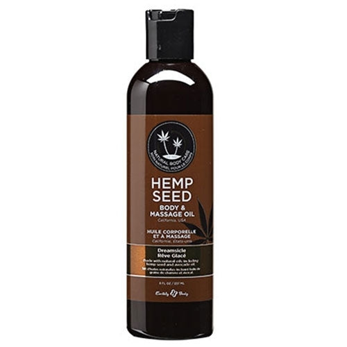 Hemp Seed Massage & Body Oil 8oz. Dreamsicle