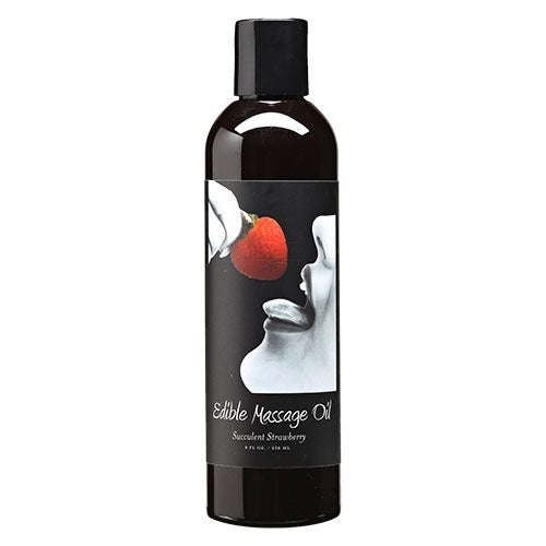 Edible Massage Oil 8oz. Strawberry