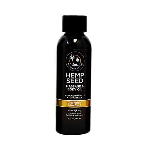 Hemp Seed Massage & Body Oil 2oz. Dreamsicle