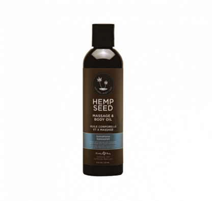 Hemp Seed Massage & Body Oil 8oz. Sunsational