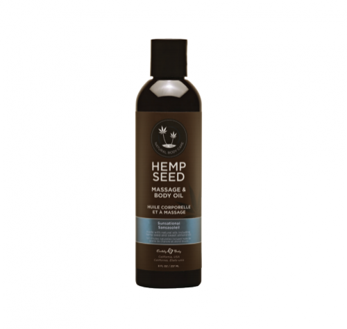 Hemp Seed Massage & Body Oil 8oz. Sunsational