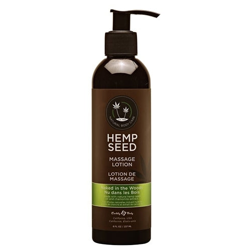 Hemp Seed Massage Lotion 8oz. Naked in the Woods