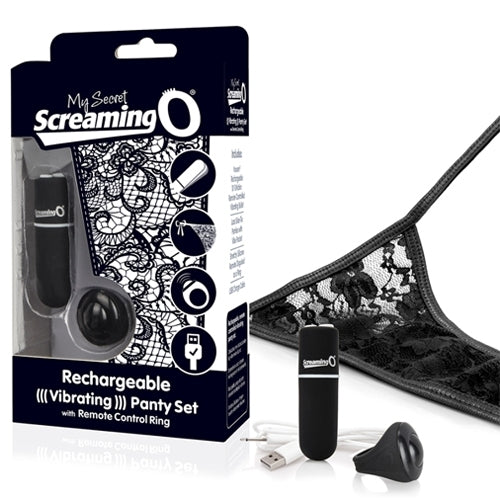 Screaming O - My Secret Charged Remote Control Panty Vibe - Black