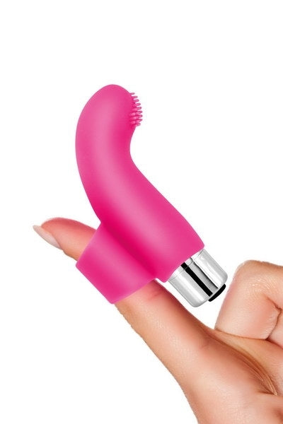 Yoba Heart Finger Vibrator USB Red
