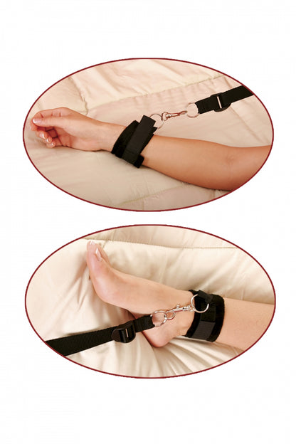 Fetish Fantasy Series Bed Bindings Restraint Kit - Black