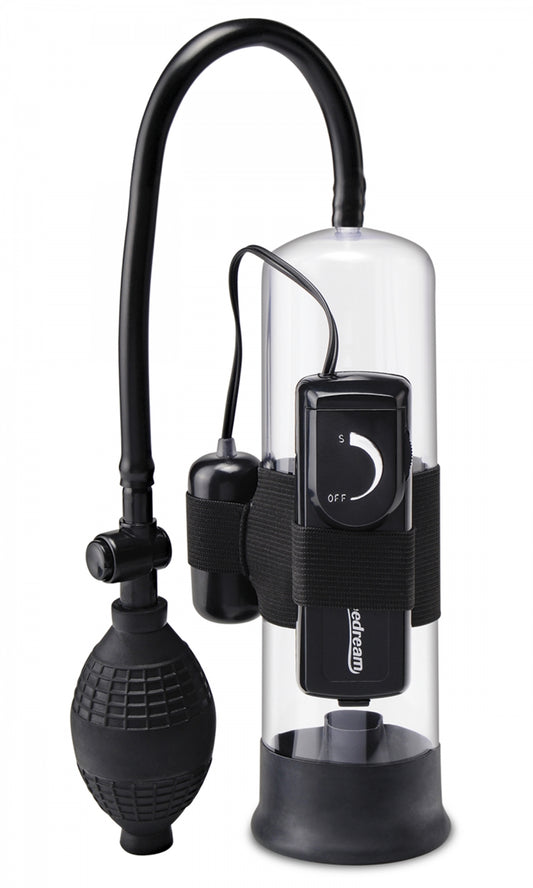 Pipedream Pump Worx Beginner's Vibrating Pump - Clear/Black