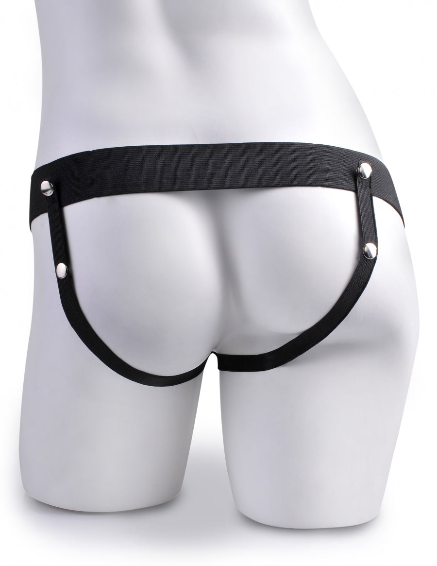 Fetish Fantasy 6" Hollow Rechargeable Strap-On with Remote, Flesh