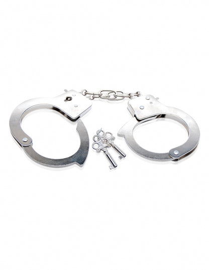 Fetish Fantasy Series Beginner's Metal Cuffs - Silver