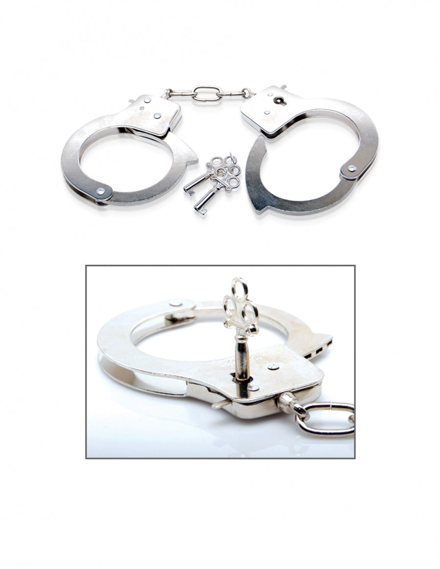 Fetish Fantasy Series Limited Edition Metal Handcuffs - Silver
